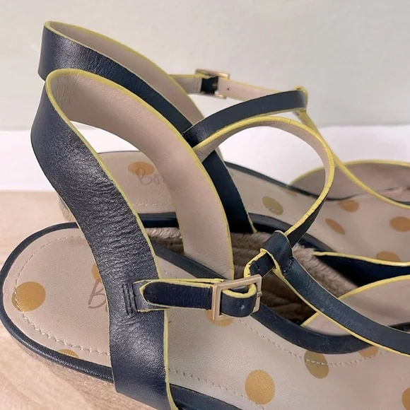 Boden Carrie Espadrille Wedge, Dark Navy Sz 40 - Picture 9 of 16